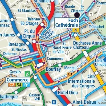 Charmant Et Lumineux T2 Centre Ville Au Calme Ναντ Εξωτερικό φωτογραφία